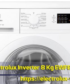 High-quality Electrolux inverter washing machine with 8kg capacity and advanced features, perfect for reliable laundry care and warranty service.