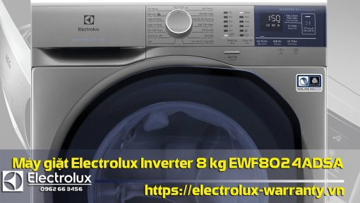 Electrolux inverter 8kg washing machine, model EWF8024ADSA, with advanced technology, large capacity, and energy efficiency, ideal for modern households.