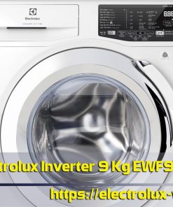 Electrolux washing machine inverter 9kg EWFG025BOWA with digital display and high efficiency, ideal for home laundry needs.