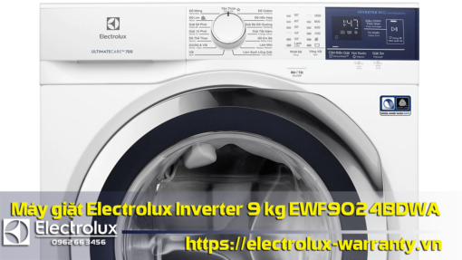 Máy giặt Electrolux Inverter 9 kg EWF9024BDWA