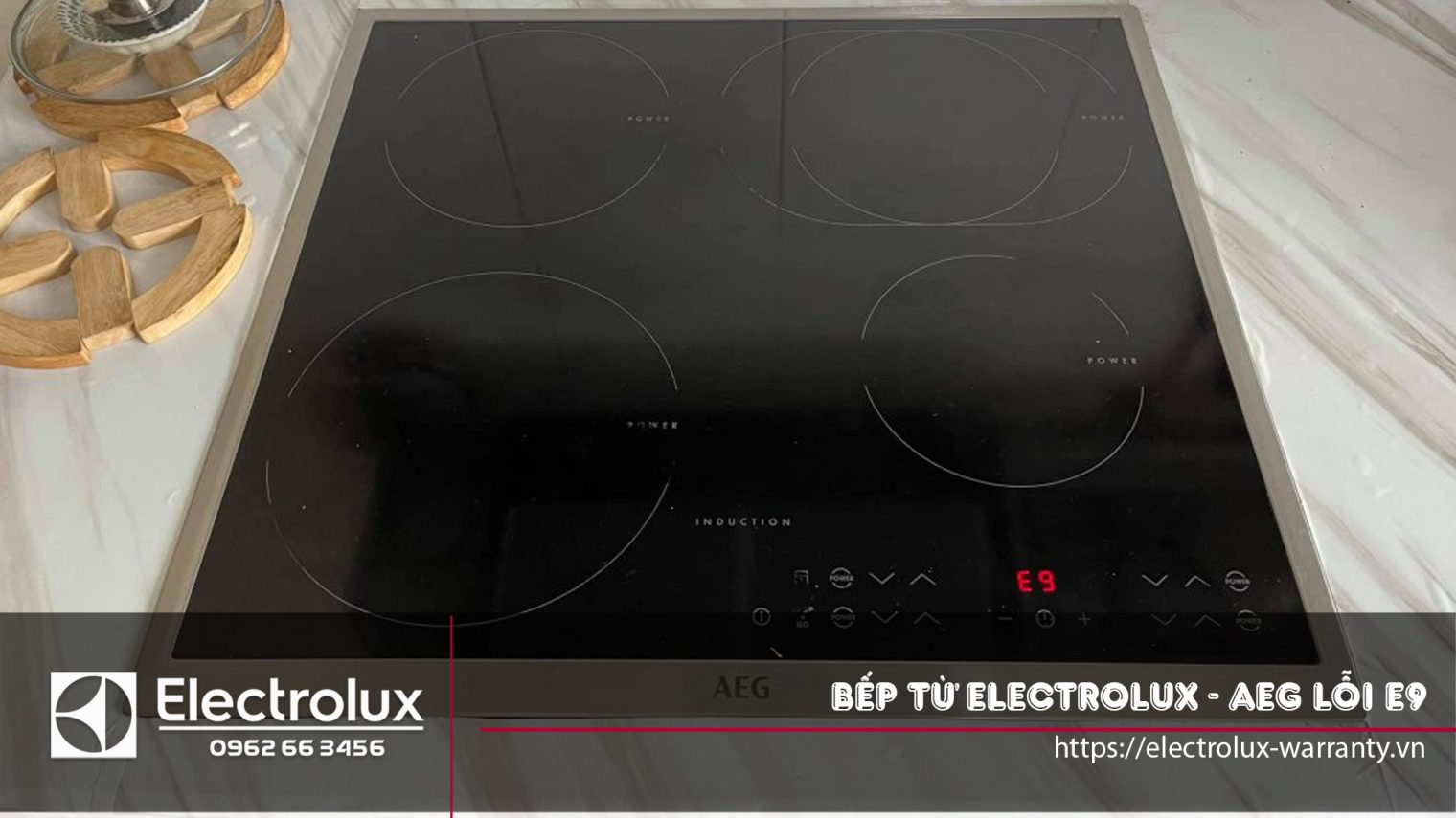 Lỗi E9 bếp từ Electrolux-AEG