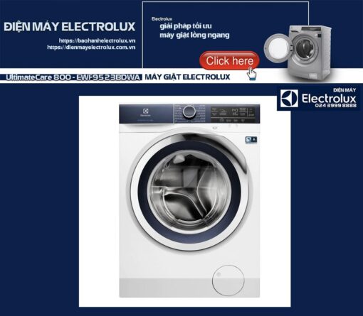 Máy giặt Electrolux 9.5 kg UltimateCare 800 - EWF9523BDWA