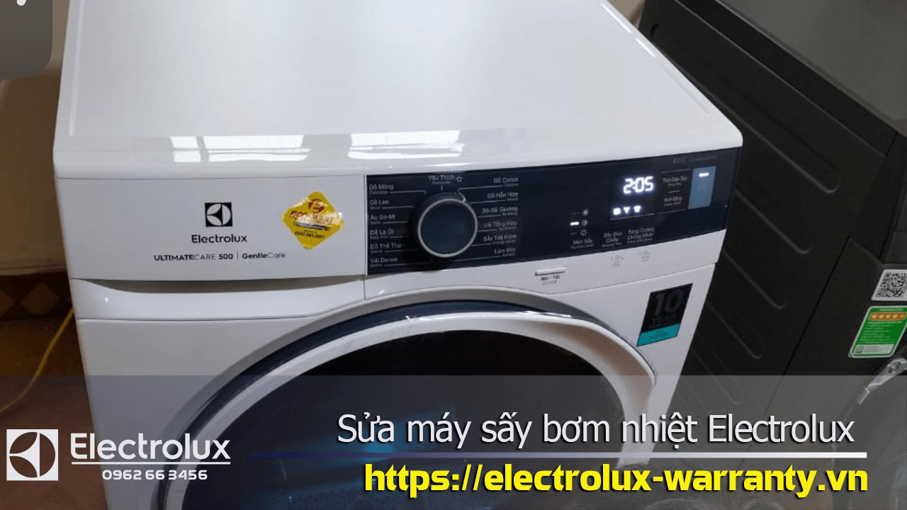 Electrolux washing machine with laundry drying feature for reliable home appliance maintenance.